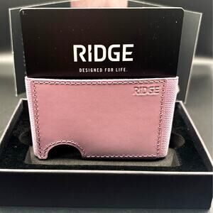 Ridge Biflex Leather Wallet RFID Blocking Slim Minimalist Card Holder NIBWT